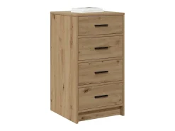 Vitrina Roble artisan 40 x 41 x 75 cm Madera contrachapada