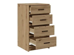 Vitrina Roble artisan 40 x 41 x 75 cm Madera contrachapada