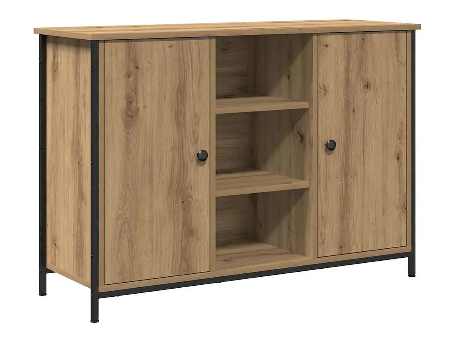 Vitrina Roble artisan 100 x 35 x 70 cm Madera contrachapada