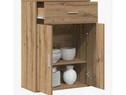 Vitrina Roble artisan 79 x 38 x 80 cm Madera contrachapada