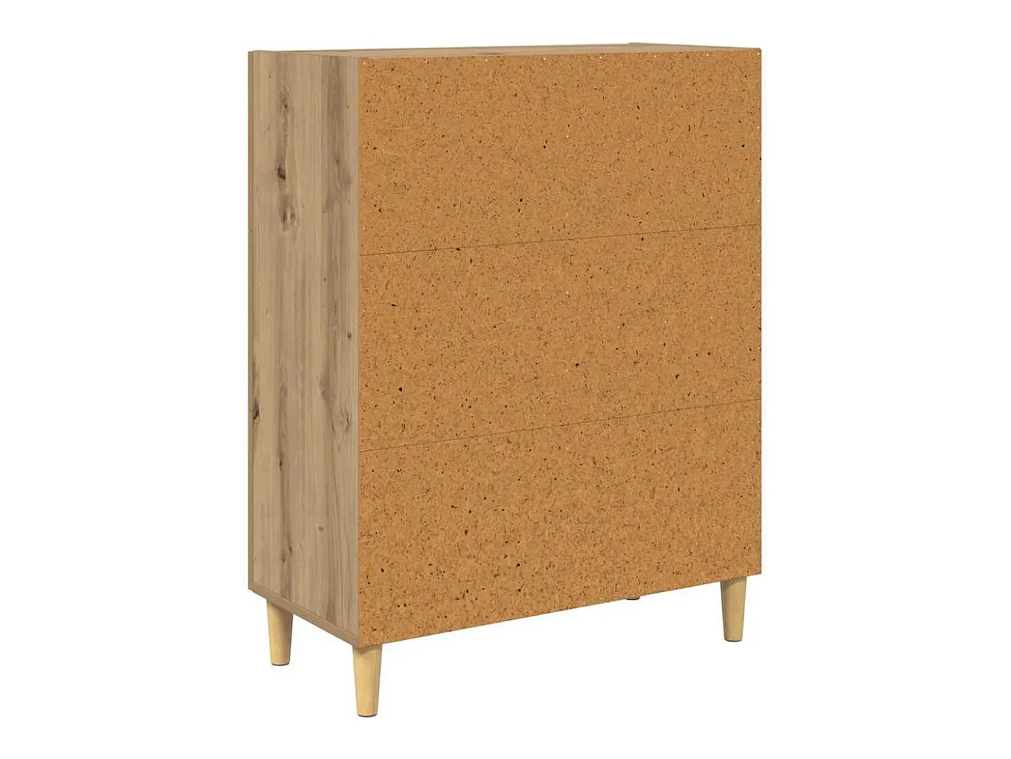 Vitrina Roble artisan 34 x 69.5 x 90 cm Madera contrachapada