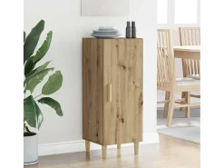 Vitrina Roble artisan 34.5 x 34 x 90 cm Madera contrachapada