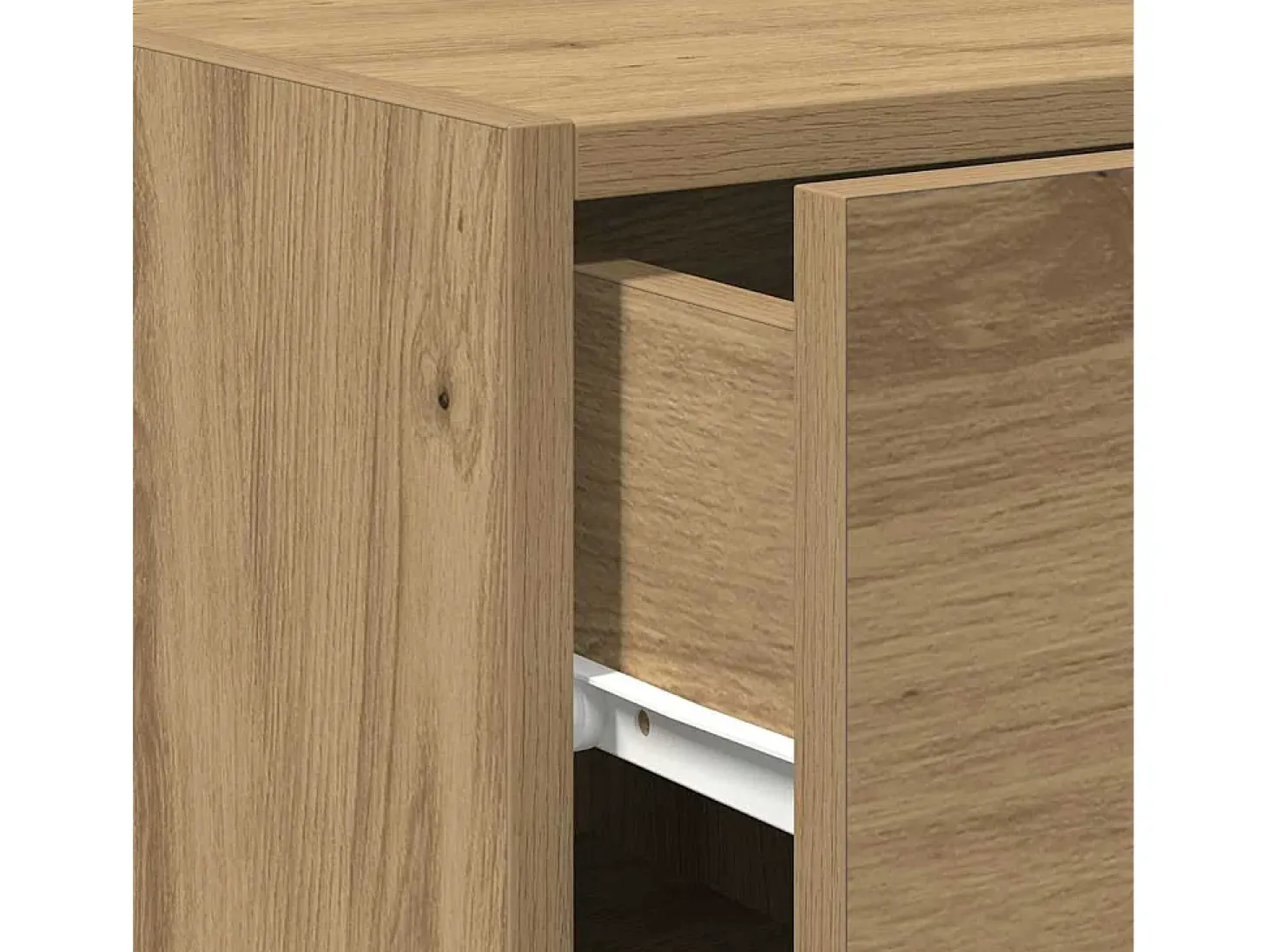 Vitrina Roble artisan 30 x 42.5 x 93 cm Madera contrachapada