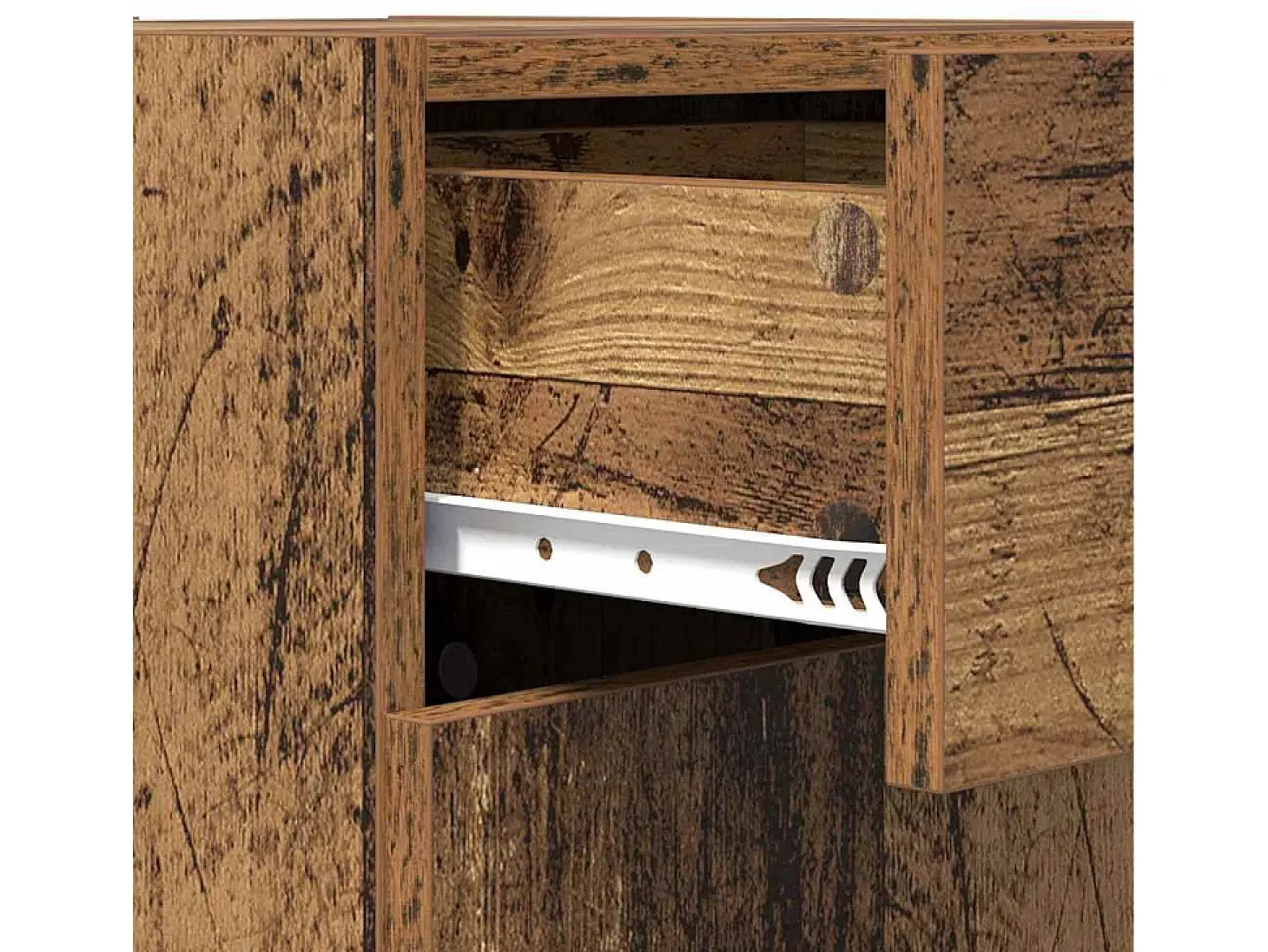 Vitrina Roble artisan 42.5 x 40 x 93 cm Madera contrachapada