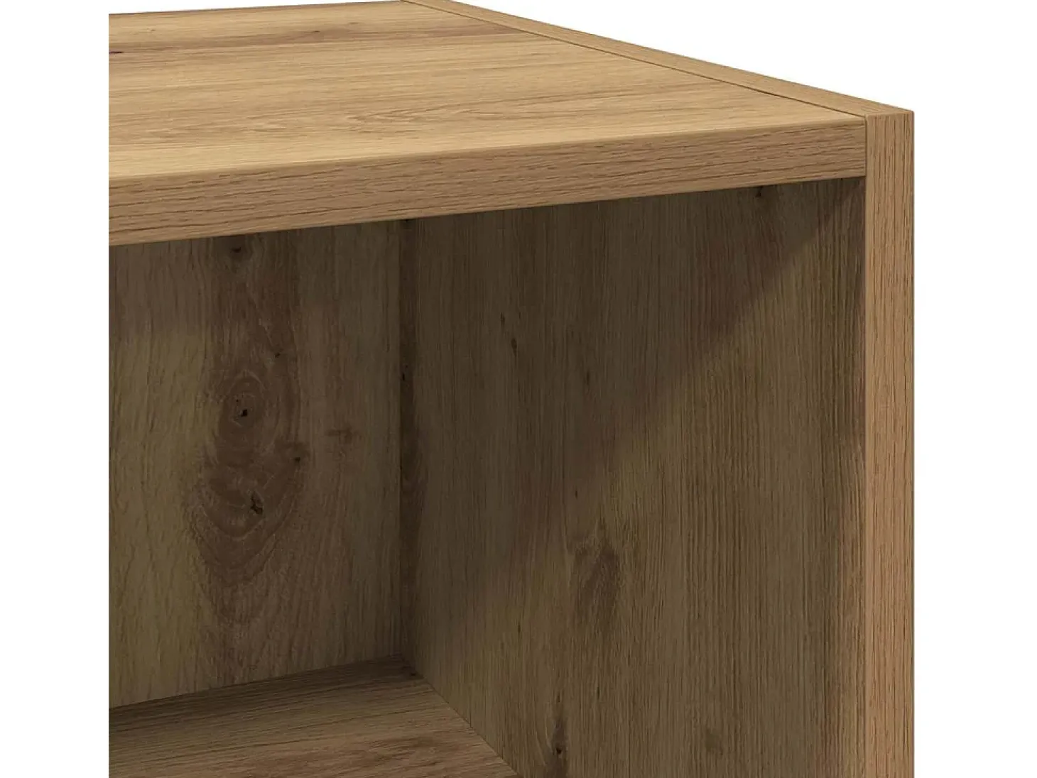 Vitrina Roble artisan 32.5 x 34.5 x 90 cm Madera contrachapada