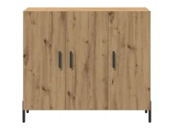 Vitrina Roble artisan 90 x 34 x 80 cm Madera contrachapada