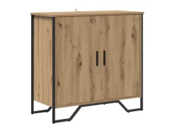 Vitrina Roble artisan 78 x 35.5 x 74.5 cm Madera contrachapada