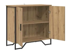 Vitrina Roble artisan 78 x 35.5 x 74.5 cm Madera contrachapada