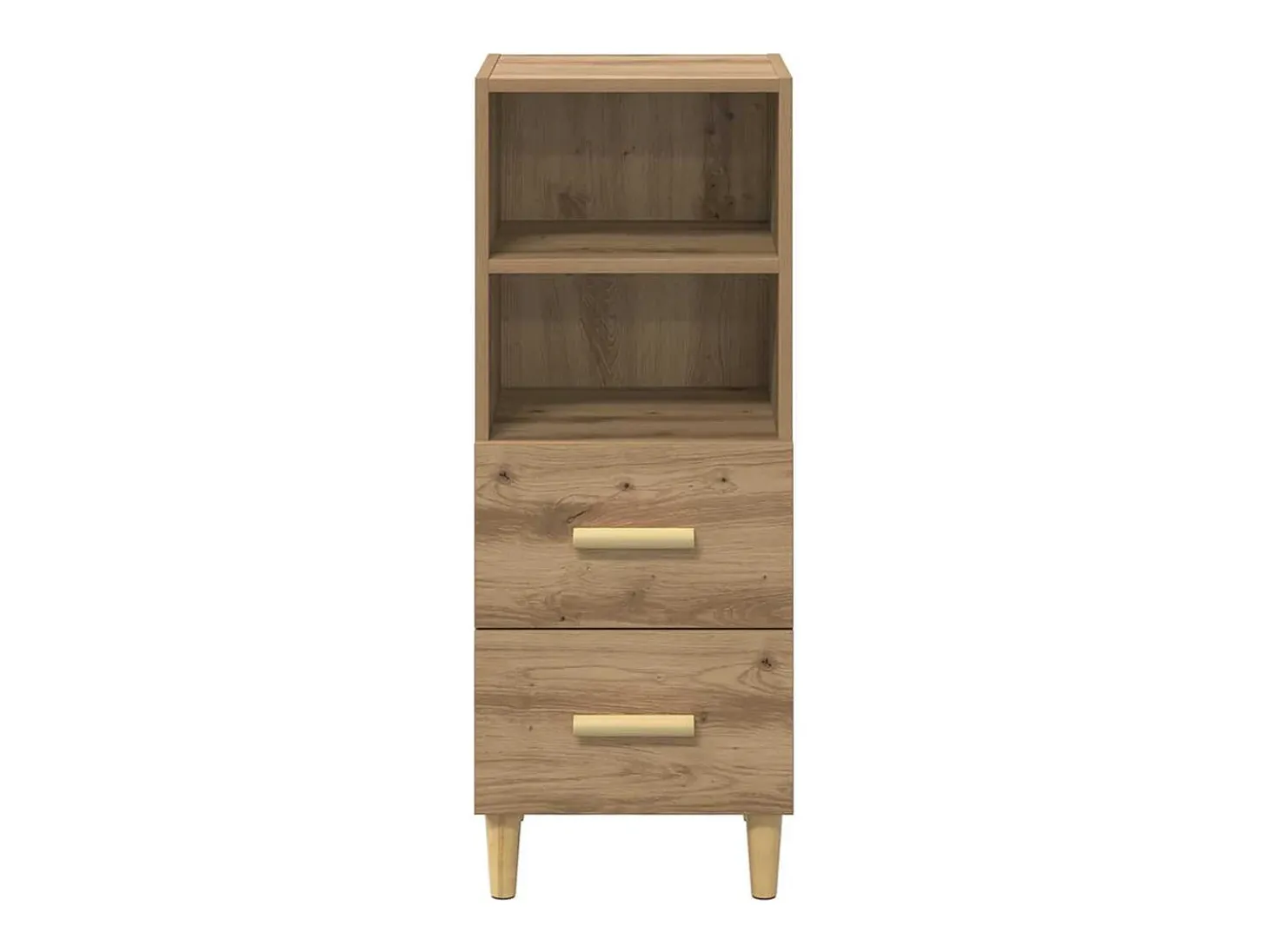 Vitrina Roble artisan 34 x 34.5 x 90 cm Madera contrachapada