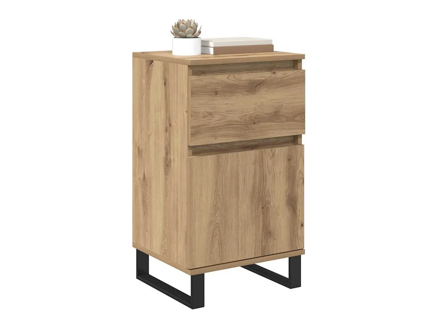 Vitrina Roble artisan 35 x 40 x 70 cm Madera contrachapada