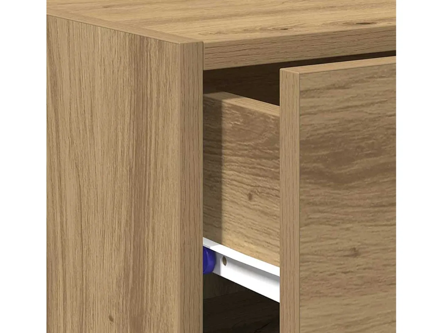Vitrina Roble artisan 50 x 42.5 x 93 cm Madera contrachapada