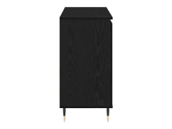 Vitrina Roble negro 101.5 x 35 x 70 cm Madera contrachapada