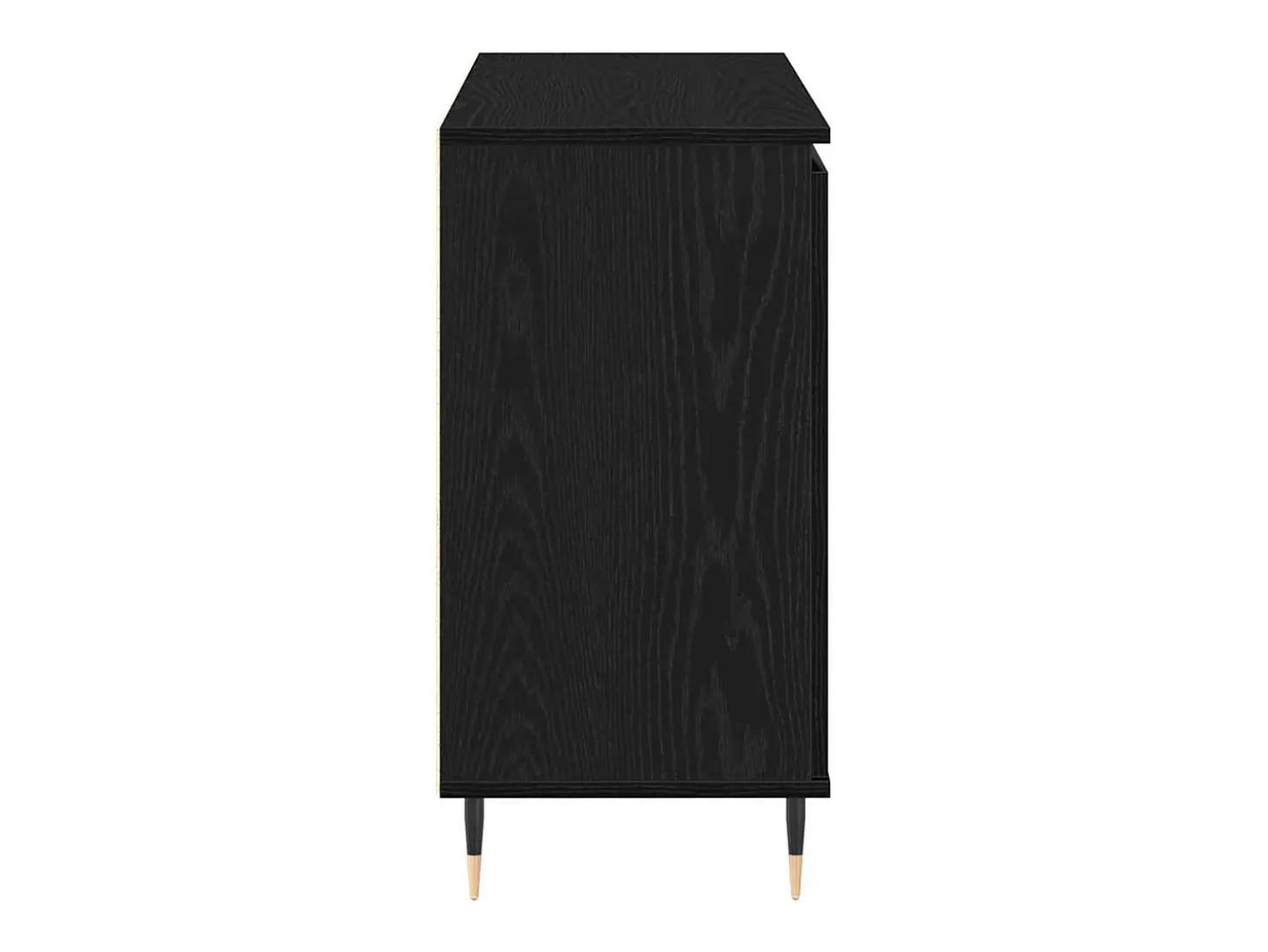 Vitrina Roble negro 101.5 x 35 x 70 cm Madera contrachapada