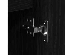Vitrina Roble negro 101.5 x 35 x 70 cm Madera contrachapada