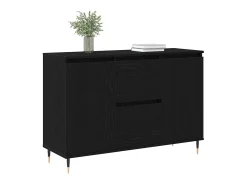Vitrina Roble negro 101.5 x 35 x 70 cm Madera contrachapada