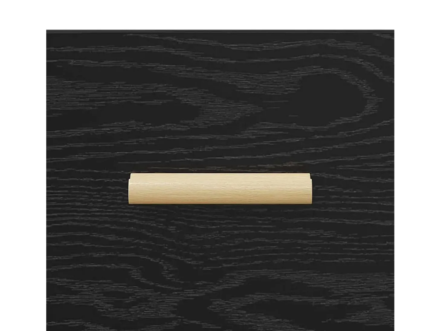 Vitrina Roble negro 34 x 34.5 x 90 cm Madera contrachapada