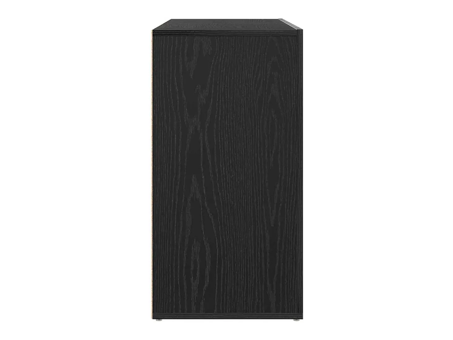 Vitrina Roble negro 120 x 36 x 69 cm Madera contrachapada