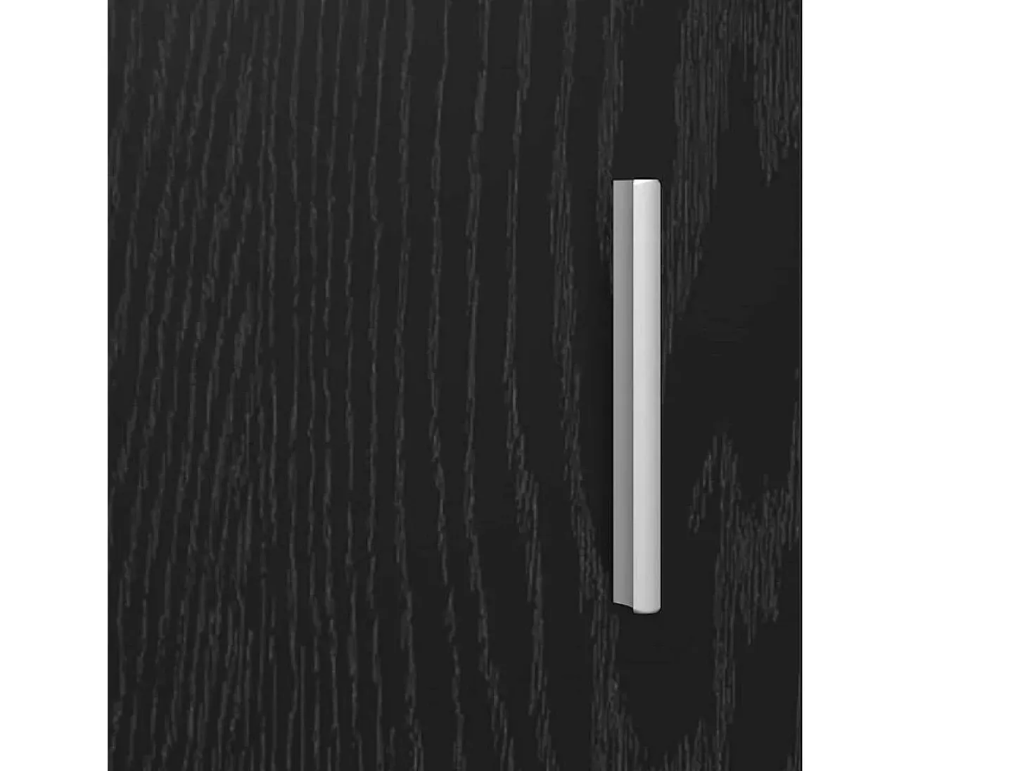 Vitrina Roble negro 40 x 80 x 75 cm Madera contrachapada