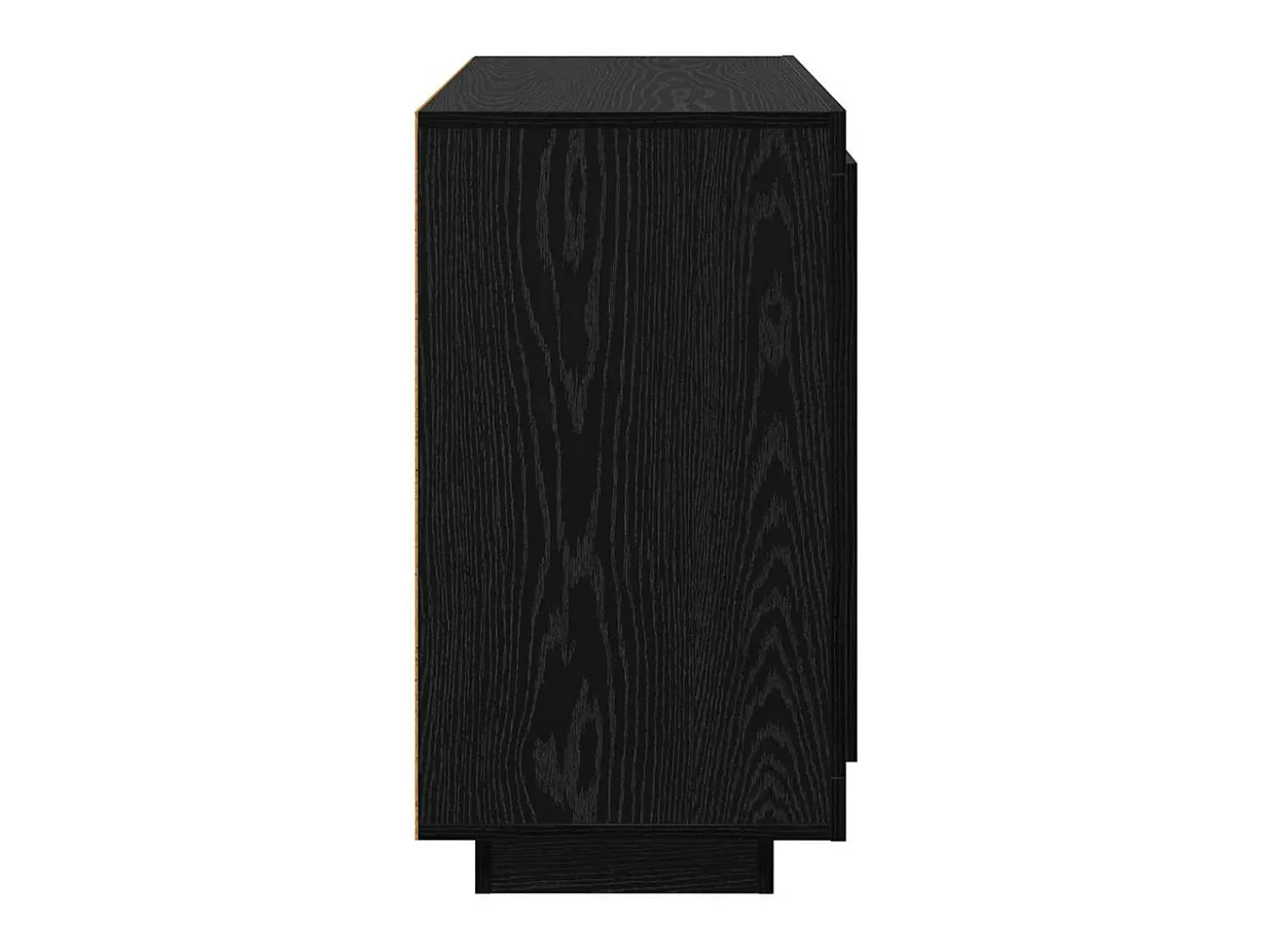 Vitrina Roble negro 40 x 80 x 75 cm Madera contrachapada