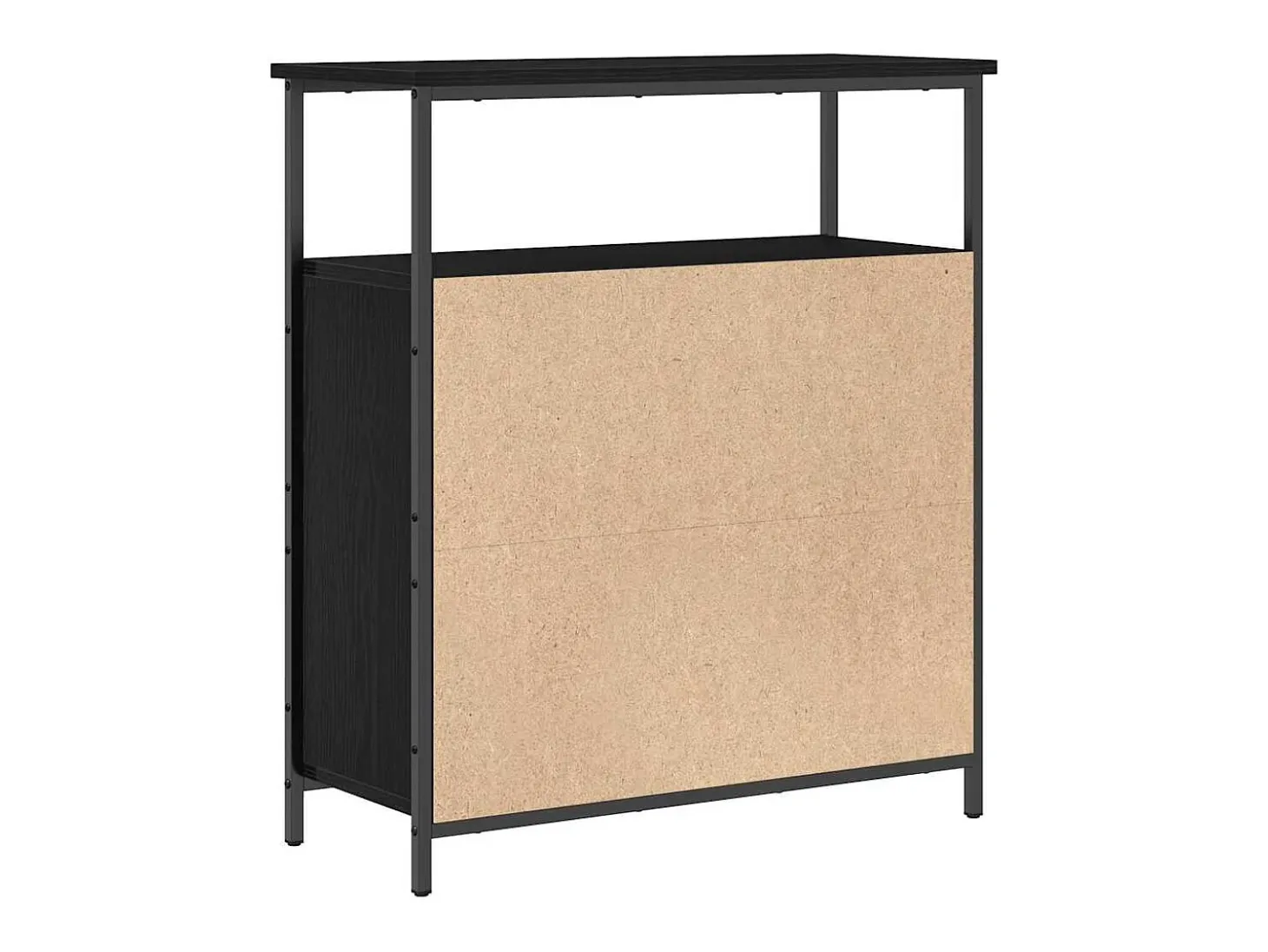 Vitrina Roble negro 70 x 30 x 80 cm Madera contrachapada