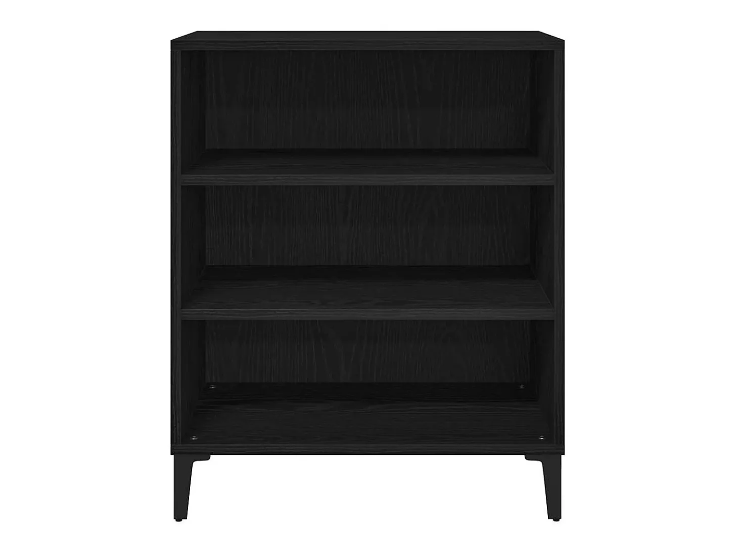 Vitrina Roble negro 57 x 35 x 70 cm Madera contrachapada