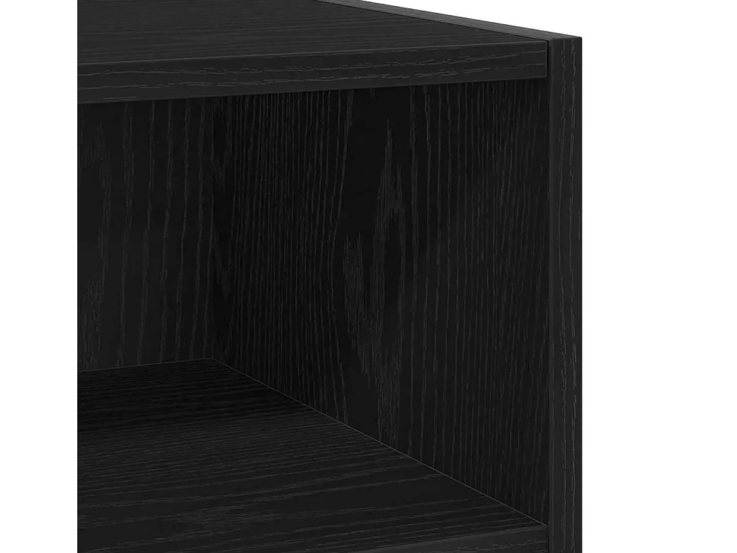 Vitrina Roble negro 57 x 35 x 70 cm Madera contrachapada