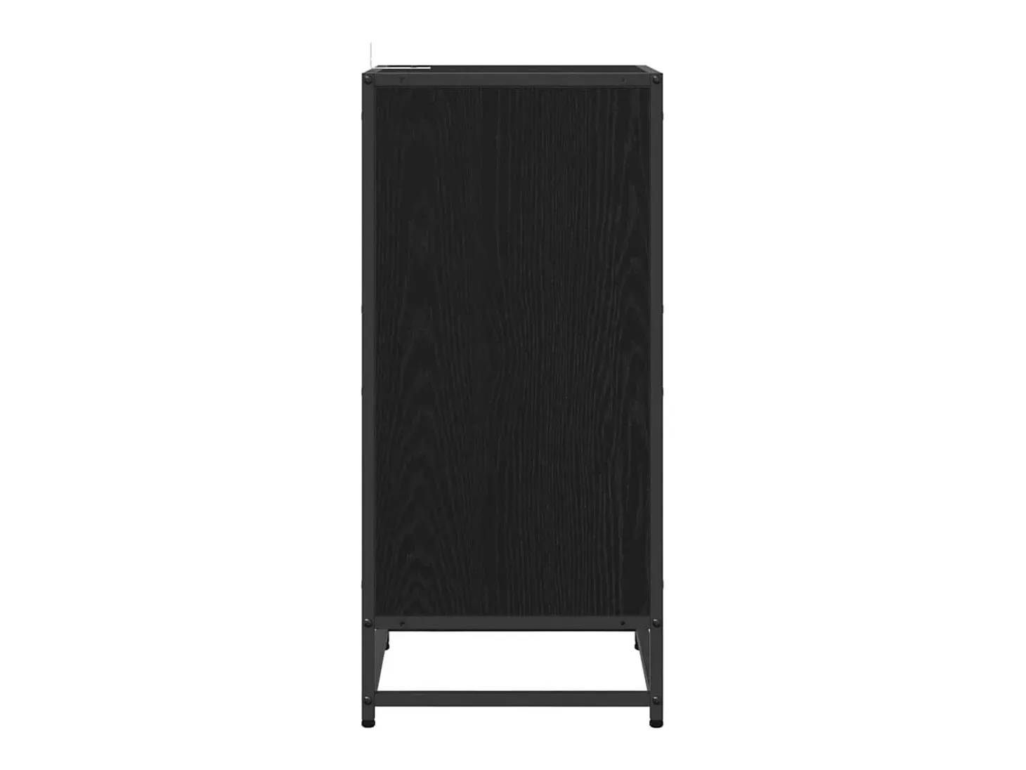 Vitrina Roble negro 35 x 35.5 x 76 cm Madera contrachapada
