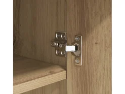 Vitrina Roble negro 42.5 x 40 x 93 cm Madera contrachapada