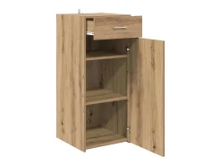 Vitrina Roble negro 42.5 x 40 x 93 cm Madera contrachapada