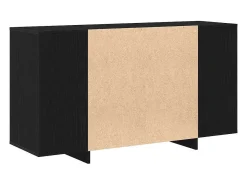 Vitrina Roble negro 135 x 41 x 69 cm Madera contrachapada