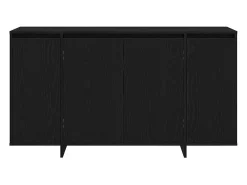Vitrina Roble negro 135 x 41 x 69 cm Madera contrachapada