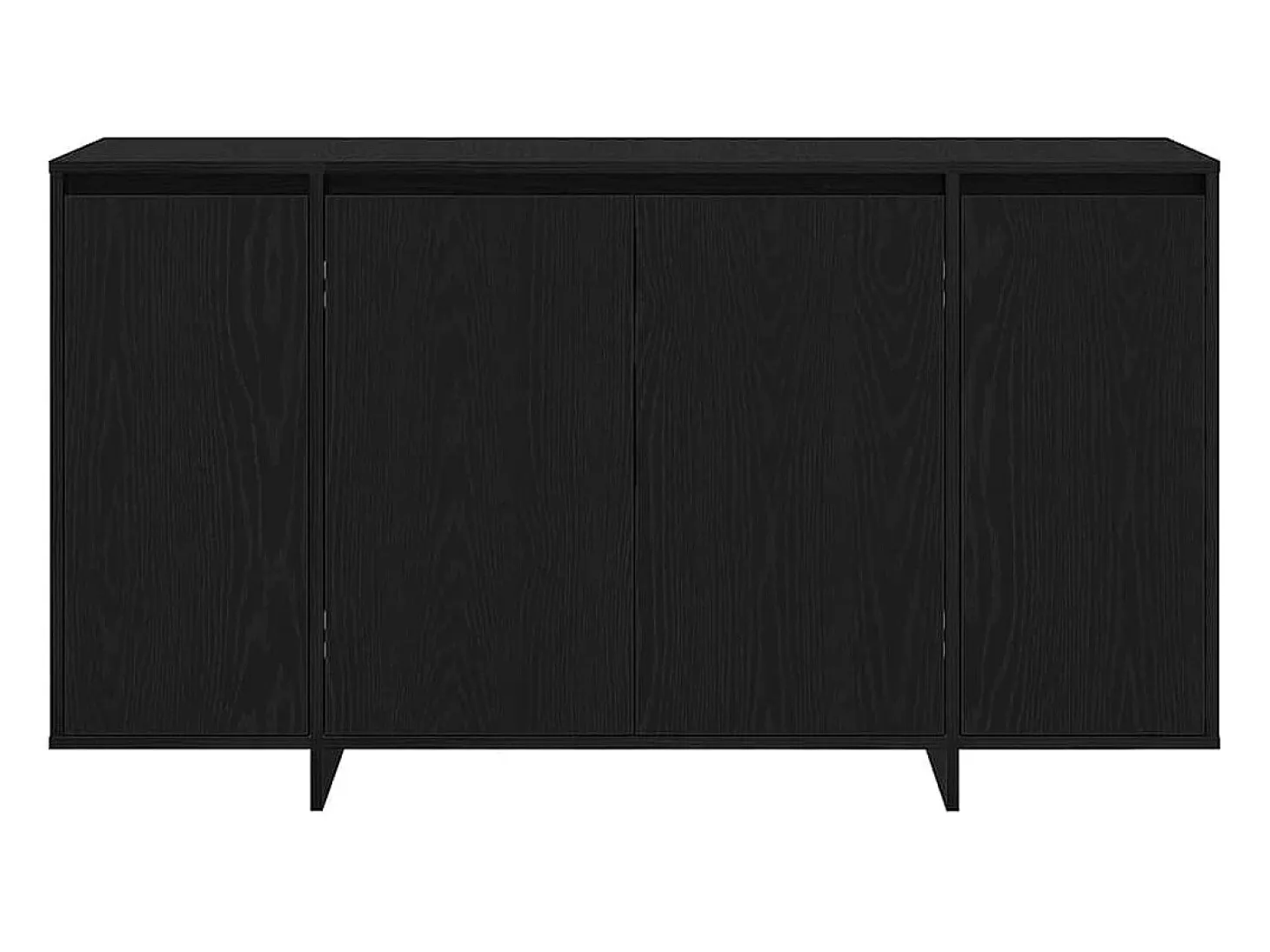 Vitrina Roble negro 135 x 41 x 69 cm Madera contrachapada