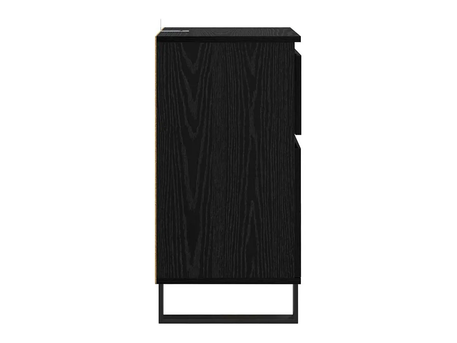 Vitrina Roble negro 35 x 40 x 70 cm Madera contrachapada