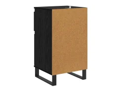 Vitrina Roble negro 35 x 40 x 70 cm Madera contrachapada