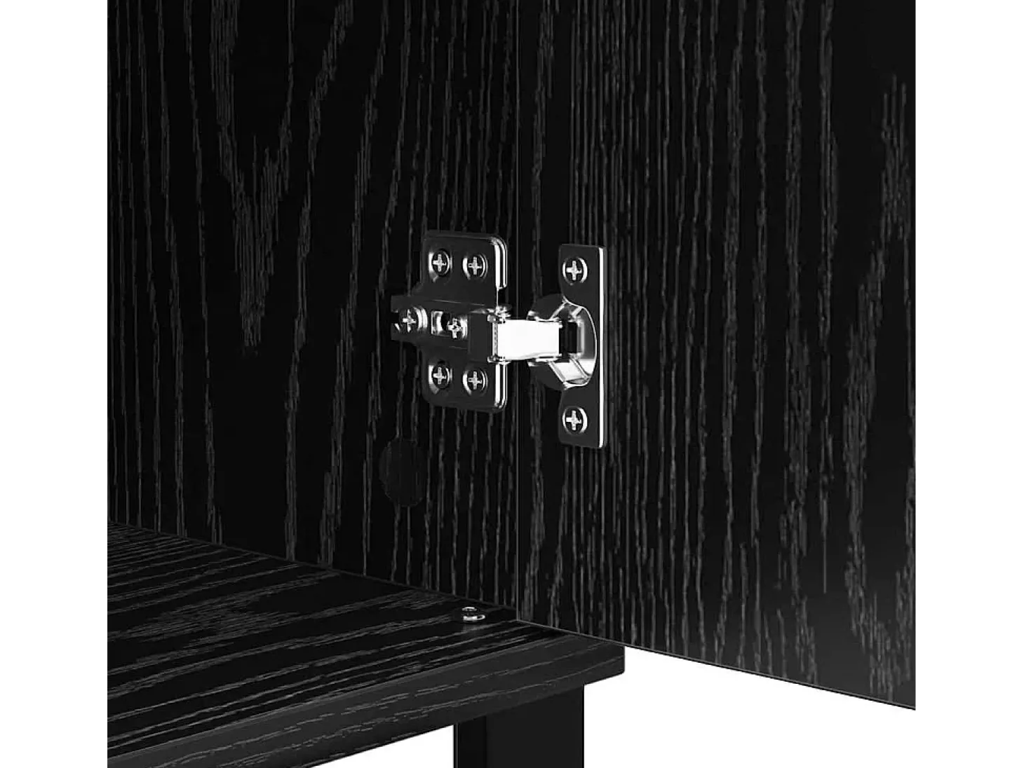 Vitrina Roble negro 35 x 40 x 70 cm Madera contrachapada