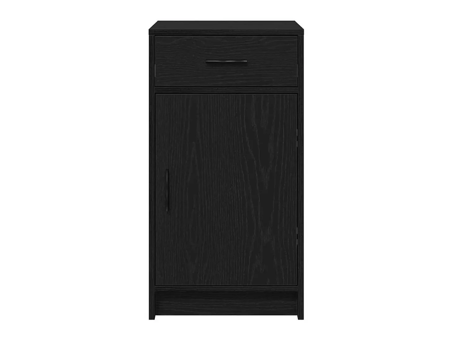 Vitrina Roble negro 40 x 40.5 x 75 cm Madera contrachapada