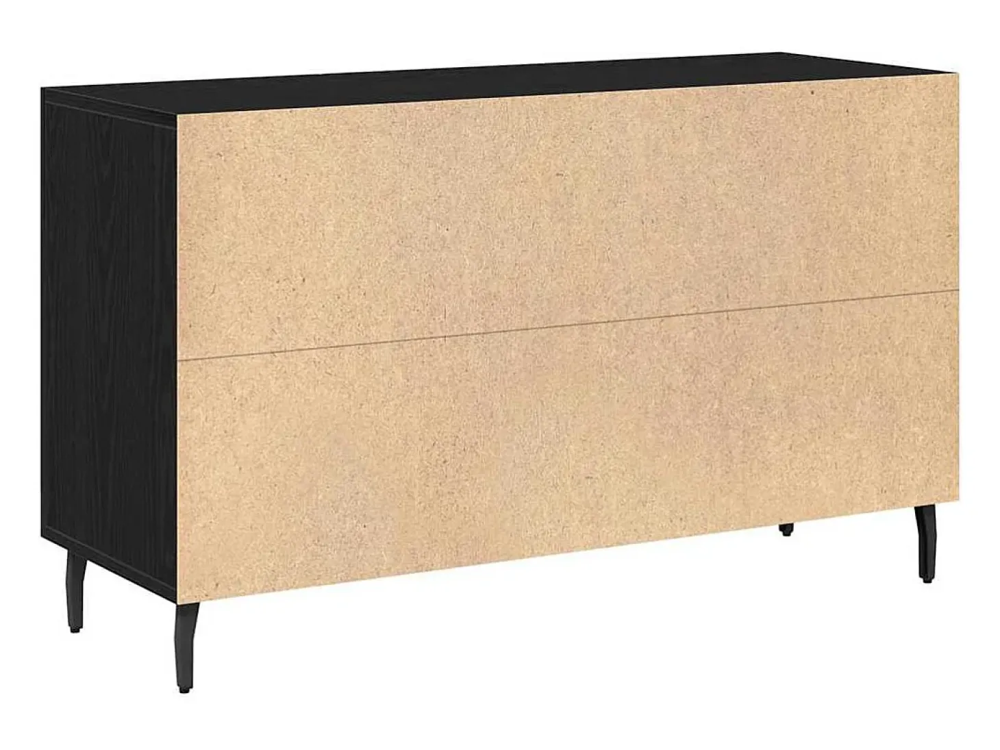 Vitrina Roble negro 100 x 36 x 60 cm Madera contrachapada