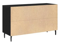 Vitrina Roble negro 100 x 36 x 60 cm Madera contrachapada