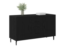Vitrina Roble negro 100 x 36 x 60 cm Madera contrachapada