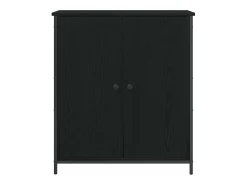 Vitrina Roble negro 70 x 30 x 80 cm Madera contrachapada