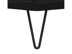 Vitrina Roble negro 60 x 35 x 70 cm Madera contrachapada