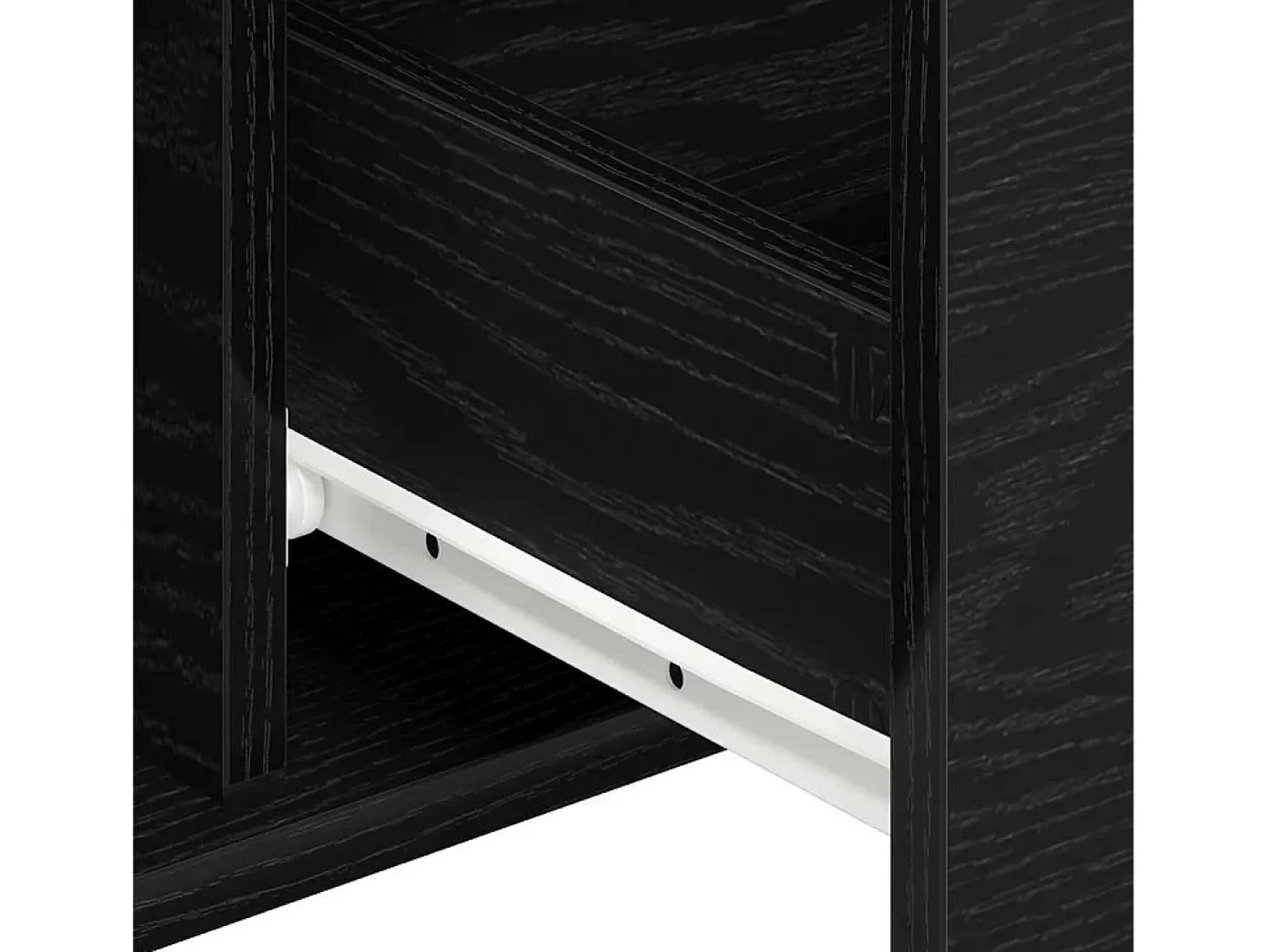 Vitrina Roble negro 101.5 x 35 x 70 cm Madera contrachapada