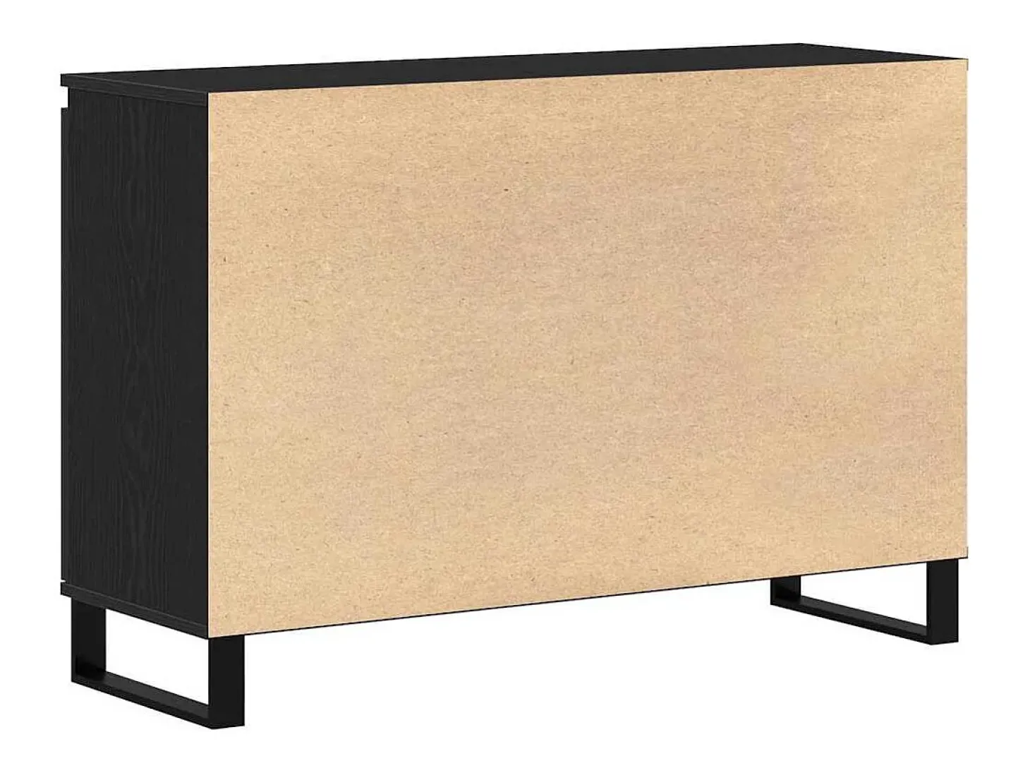 Vitrina Roble negro 101.5 x 35 x 70 cm Madera contrachapada