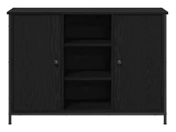 Vitrina Roble negro 100 x 35 x 70 cm Madera contrachapada