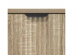 Vitrina Roble Sonoma 69.5 x 33 x 82 cm Madera contrachapada