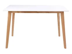 VOJENS eettafel – Scandinavische stijl en compact formaat-Color Blanco