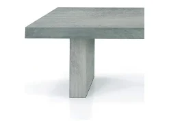 180x100 cm - 480x100 cm - JESOLO - mesa extensible de madera chapada en beton