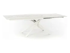 Xavier - Mesa extensible (170/270 x 90 cm) en HPL sobre MDF Blanco